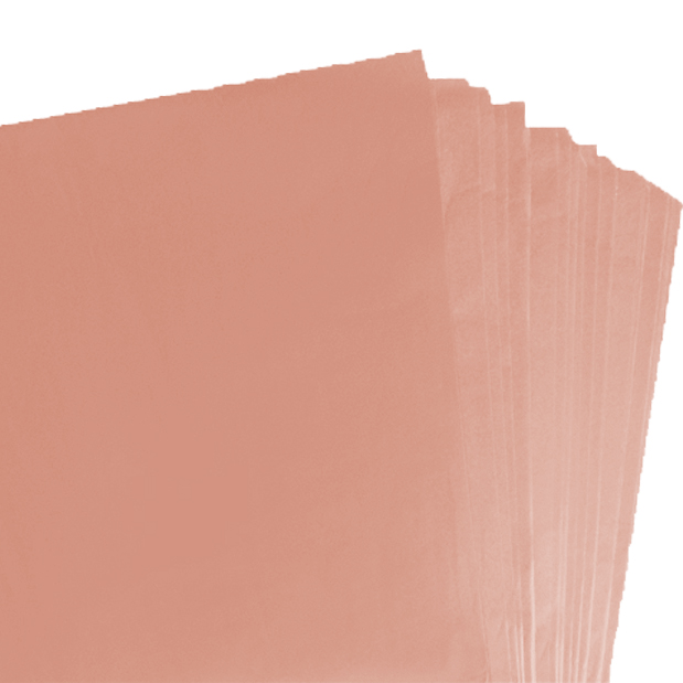500 Sheets of Peach Acid Free Tissue Paper 500mm x 750mm ,18gsm